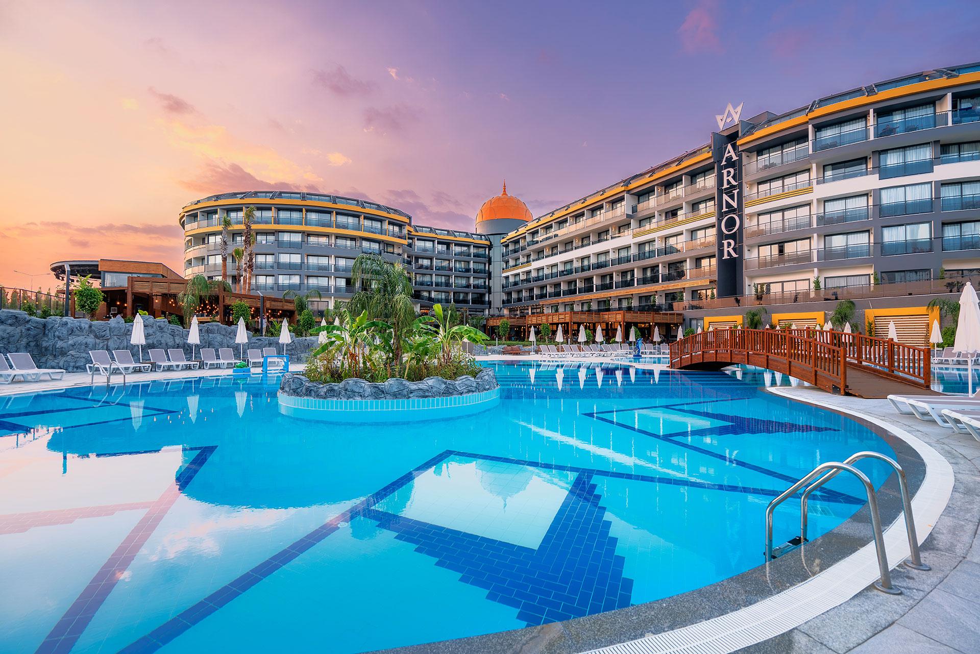 Arnor De Luxe Hotel & Spa Side Exterior foto
